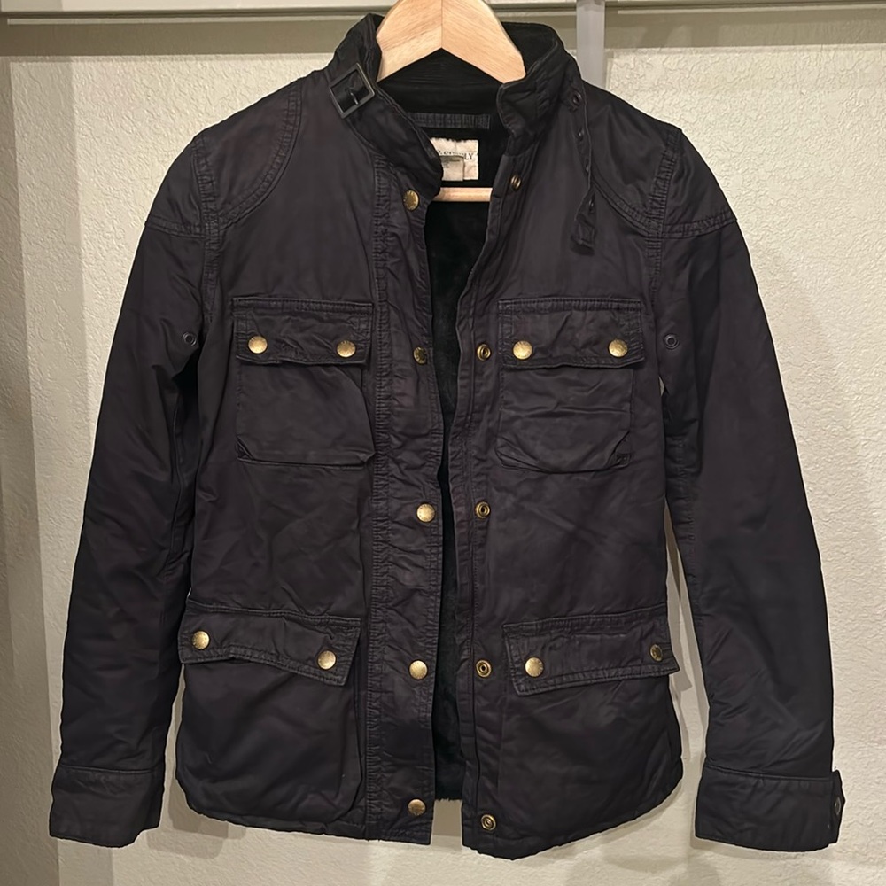 Ralph Lauren Denim Supply Fur Lined Military Field Jacket Women’s XS